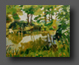 Pond in April 46x56cm
